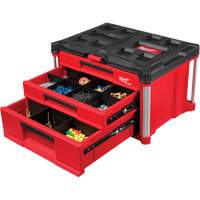 PackOut 3-Drawer Tool Box, 16-3/10" x 22-1/5" x 14-3/10", Red Absolute Business Supply