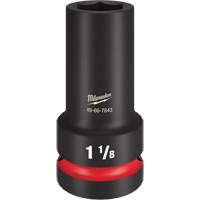 Douille &agrave; paroi extra mince Shockwave Impact Duty, Chocs, 1-1/8", Prise 1", 6 pans, Profond Absolute Business Supply