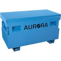 Coffre &agrave; outils de chantier, 48" x 24" x 27-3/5", Acier, Bleu Absolute Business Supply