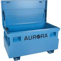 Coffre &agrave; outils de chantier, 48" x 24" x 27-3/5", Acier, Bleu Absolute Business Supply