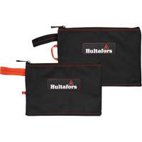 Multi-Purpose Zippered Bag, Ballistic Polyester, Black/Red Absolute Business Supply