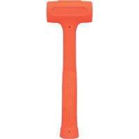 Compo-Cast&reg; Standard Soft Face Hammer, 18 oz. Head Weight, Plain Face, 29" L Absolute Business Supply