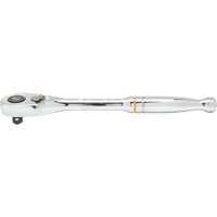 90-Tooth Quick Release Teardrop Ratchet, 1/2" Drive, Ergonomic Handle Absolute Business Supply