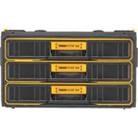 Unit&eacute; &agrave; trois tiroirs ToughSystem 2.0, 21-4/5" x 12-3/10" x 12-3/5", Noir/Jaune Absolute Business Supply