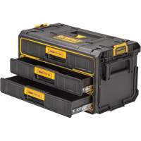 Unit&eacute; &agrave; trois tiroirs ToughSystem 2.0, 21-4/5" x 12-3/10" x 12-3/5", Noir/Jaune Absolute Business Supply