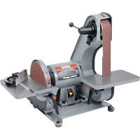 Belt & Disc Sander, 1" W x 42" L/2" W x 42" L Belt, 8" Disk Absolute Business Supply