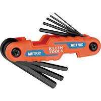 Compact Folding Hex Key Set, 8 Pcs., Metric Absolute Business Supply