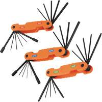 Jeu pliant de cl&eacute;s hexagonales Pro, 31 mcx, M&eacute;trique & imp&eacute;rial/Torx Absolute Business Supply