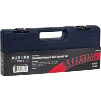 SAE Socket Set, 19 Pcs, Impact, 1/2" Drive Size Absolute Business Supply