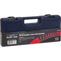 SAE Socket Set, 19 Pcs, Impact, 1/2" Drive Size Absolute Business Supply
