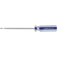 Tournevis &agrave; fente bleu transparent avec bandes, Tige de 5/16", Ronde, Prise en Plastique Absolute Business Supply