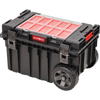 Coffre &agrave; outils roulant Arx, 23-4/5" x 16" x 15-3/5", Noir Absolute Business Supply