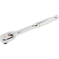 120XP Full Polish Chrome Teardrop Ratchet, 3/8" Drive, Ergonomic Handle Absolute Business Supply