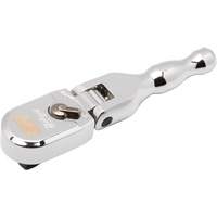 120XP Full Polish Chrome Stubby Flex Head Teardrop Ratchet Absolute Business Supply