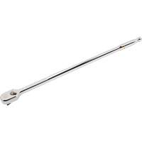 120XP Full Polish Chrome Extra Long Handle Teardrop Ratchet, 3/8" Drive, Ergonomic Handle Absolute Business Supply