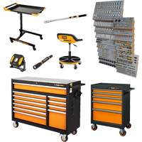 Jeu d'outils pour maître m&eacute;canicien MEGAMOD dans des plateaux en mousse modulaire de premi&egrave;re qualit&eacute; avec rangement d'outils, 1024 morceaux Absolute Business Supply