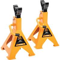Ratcheting Jack Stand, Locking Pin, 3 tons Capacity, 11-3/4" - 17-1/2" H Absolute Business Supply