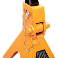 Ratcheting Jack Stand, Locking Pin, 3 tons Capacity, 11-3/4" - 17-1/2" H Absolute Business Supply