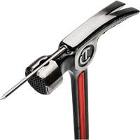 Steel Milled-Face Framing Hammer, 22 oz., Solid Steel Handle, 16" L Absolute Business Supply