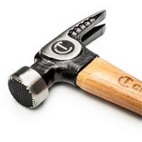 Milled-Face Framing Hammer, 22 oz., Wood Handle, 18" L Absolute Business Supply