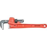 SLIM JAW Pipe Wrench, 1-9/10" Jaw Capacity, 10" Long, Powder Coated Finish, Non-Ergonomic Handle Absolute Business Supply