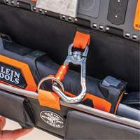 Module pour grande poche avec crochet en S Bucket Work Centre, Nylon, 3 pochettes, Noir/Orange Absolute Business Supply