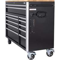 HDRC5212 Armoire mobile de s&eacute;rie HD, 12 tiroirs, 51-1/4" la x 21" p x 40-3/10" h, Noir Absolute Business Supply