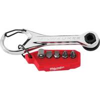 7-in-1 Multi-Bit Mini Ratchet, 5/16"/1/4" Drive, Plain Handle Absolute Business Supply