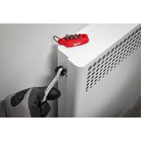 7-in-1 Multi-Bit Mini Ratchet, 5/16"/1/4" Drive, Plain Handle Absolute Business Supply