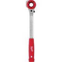 Lineman's High-Leverage Ratcheting Wrench with Milled Strike Face, 3/4"/1"/1-1/8" Drive, Ergonomic Handle Absolute Business Supply