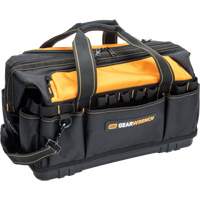 Professional 20" Tool Bag, Nylon, 33 Pockets, Black/Orange Absolute Business Supply