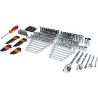 Jeu d'outils manuels pour m&eacute;canicien 1/4", 3/8" & 1/2" avec mallette de transport &agrave; 3 tiroirs Absolute Business Supply