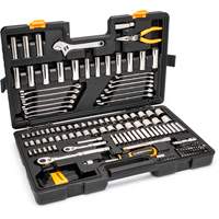 Jeu doutils de qualit&eacute; professionnelle &agrave; 72 dents, 6 pans et &agrave; prise 3/8" et 1/4" Absolute Business Supply