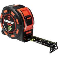 Ruban &agrave; mesurer Shockforce NITE EYE, 1-1/4" x 35', Marques de goujon SAE Absolute Business Supply