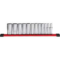 Jeu de douilles profondes SAE &agrave; 12 pans , 12 Mcx, Prise de 3/8", Profond Absolute Business Supply