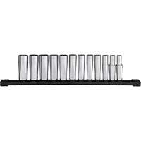 Jeu de douilles &agrave; puits profondes m&eacute;triques &agrave; 12 pans, 12 Mcx, Prise de 3/8", Profond Absolute Business Supply
