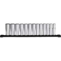 Jeu de douilles &agrave; puits profondes m&eacute;triques &agrave; 12 pans, 13 Mcx, Prise de 1/2", Profond Absolute Business Supply