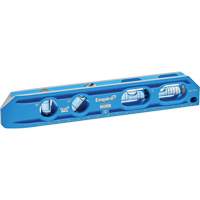 TRUE BLUE&reg; Die Cast Torpedo Level, 8" L, Aluminum, 4 Vials, Magnetic Absolute Business Supply