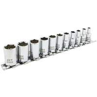 SS1411M-6 6-Point Metric Socket Set, 11 Pcs, 1/4" Drive Size Absolute Business Supply