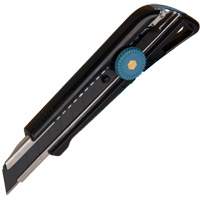 18mm Professional Knife with Ratchet, Stainless Steel, Heavy-Duty, Plastic Handle Absolute Business Supply