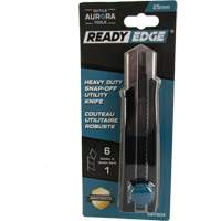 25mm Retractable Knife, Stainless Steel, Heavy-Duty, Rubber Handle Absolute Business Supply