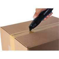 Retractable Safety Knife , Stainless Steel, Heavy-Duty, Plastic/Aluminum Handle Absolute Business Supply