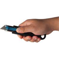 Standard-Duty Retractable Safety Knife, Stainless Steel, Rubber Handle Absolute Business Supply