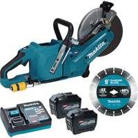 Tronçonneuse &agrave; meule &eacute;lectrique 40?V?max XGT sans balais avec trousse de batteries 8,0?Ah , 9", 40 V Absolute Business Supply