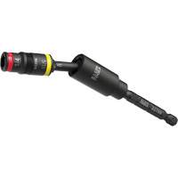 Douille r&eacute;versible &agrave; impact avec adaptateur pivotant, Hexagonale, Prise 1/4", 3 mr Absolute Business Supply