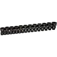 Jeu de douilles SAE &agrave; 6 pans, 29 Mcx, Chocs, Prise de 3/4" Absolute Business Supply
