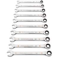 90-Tooth 12 Point Wrench Set, Ratcheting Combination, 12 Pieces, Metric Absolute Business Supply