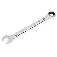 90-Tooth Ratcheting Combination Wrench, 12 Point, 7/8", Chrome Finish Absolute Business Supply
