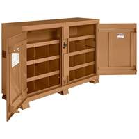 Armoire &agrave; bacs mod&egrave;le 129 avec cadenas, Acier, 48 pi³, Havane Absolute Business Supply