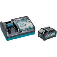 40Vmax XGT 4 Ah Battery & Fast Charger Starter Kit, 40 V, Lithium-Ion Absolute Business Supply